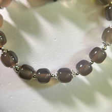 Load image into Gallery viewer, Smoky Quartz Gingerman Grey Agate Bads Bracelet 茶水晶姜饼人烟紫玛瑙手串
