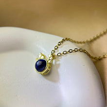 Load image into Gallery viewer, Lapis Lazuli Sika Deer Pendant 青金石镶嵌小鹿吊坠
