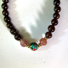 将图片加载到图库查看器，Ruby Garnet Carnelian Beads Bracelet 酒红石榴石粉色盐源玛瑙手串
