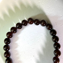 Load image into Gallery viewer, Ruby Garnet Carnelian Beads Bracelet 酒红石榴石粉色盐源玛瑙手串
