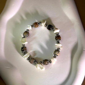 Picture Jasper Beads Bracelet 图画碧玉手串