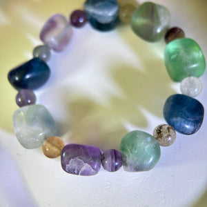 Fluorite Beads Bracelet 萤石手串