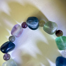 将图片加载到图库查看器，Fluorite Beads Bracelet 萤石手串
