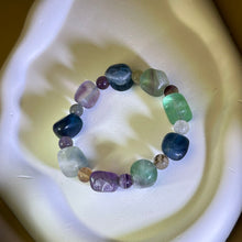 将图片加载到图库查看器，Fluorite Beads Bracelet 萤石手串
