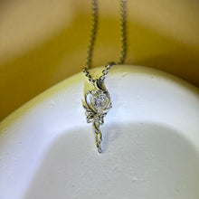 Load image into Gallery viewer, Tanzanite Love Heart Wand Pendant 坦桑石镶嵌爱心权杖吊坠
