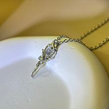 Load image into Gallery viewer, Tanzanite Love Heart Wand Pendant 坦桑石镶嵌爱心权杖吊坠
