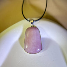 将图片加载到图库查看器，Purple Kunzite Pendant Necklace 紫锂辉吊坠项链
