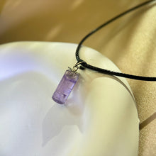 将图片加载到图库查看器，Amethyst Pendant Necklace 紫水晶吊坠项链
