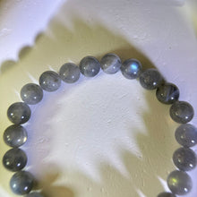 将图片加载到图库查看器，Labradorite Beads Bracelet 拉长石灰月光石手串
