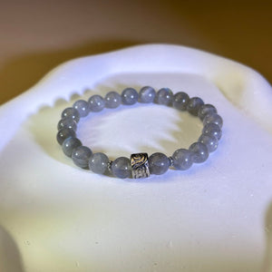 Labradorite Beads Bracelet 拉长石灰月光石手串