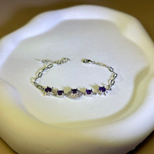 Load image into Gallery viewer, Amethyst Bracelet 紫水晶镶嵌手链
