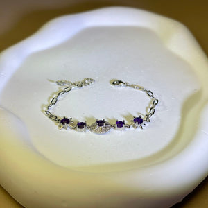 Amethyst Bracelet 紫水晶镶嵌手链