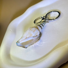 将图片加载到图库查看器，Sea Conch Shell Ornament Key Ring Bag Charm 海螺贝壳挂饰钥匙扣包挂
