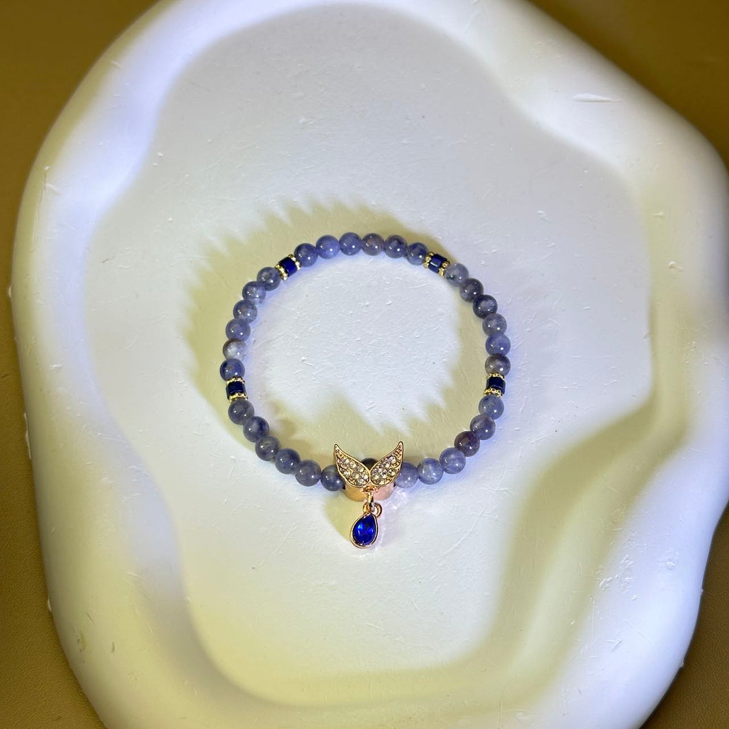 Iolite Beads Bracelet 堇青石手串