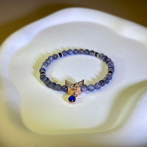 Iolite Beads Bracelet 堇青石手串