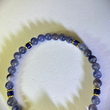 将图片加载到图库查看器，Iolite Beads Bracelet 堇青石手串
