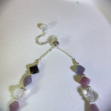 Load image into Gallery viewer, Rainbow Tourmaline Beads Bracelet 彩虹碧玺珠链手链
