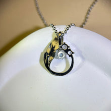 Load image into Gallery viewer, Aquamarine Pendant 海蓝宝镶嵌吊坠
