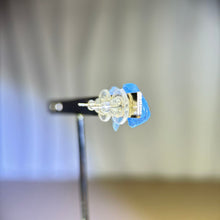 Load image into Gallery viewer, 925 Silver Aquamarine Earrings 海蓝宝银镶嵌耳钉
