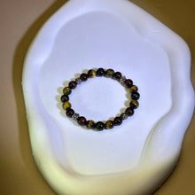 将图片加载到图库查看器，Tiger&#39;s Eye Beads Bracelet 虎眼石手串
