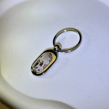 Load image into Gallery viewer, Picture Jasper Ornament Key Ring 图画碧玉挂饰钥匙扣
