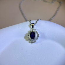 Load image into Gallery viewer, Amethyst Pendant 紫水晶镶嵌吊坠
