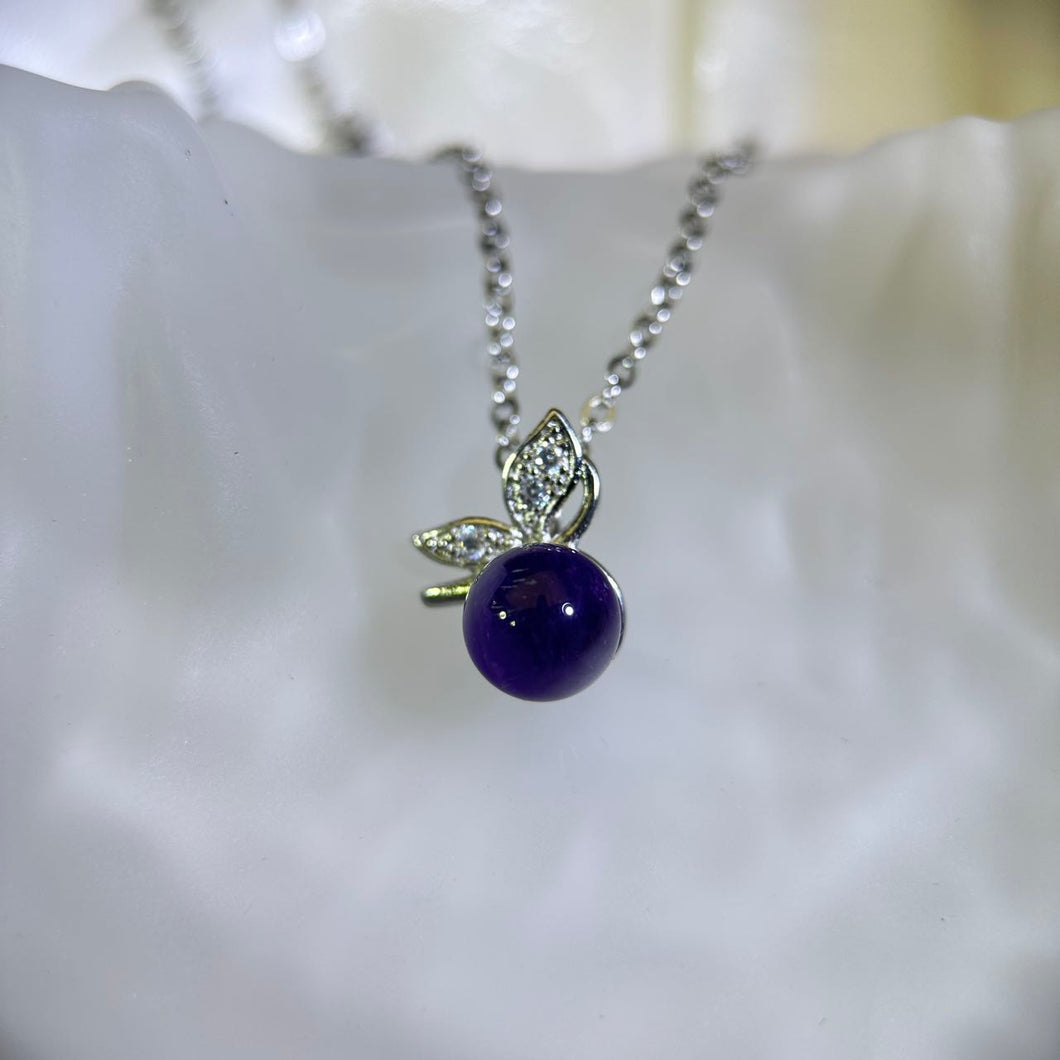 Amethyst Pendant 紫水晶镶嵌吊坠