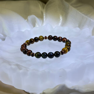 Tiger's Eye Beads Bracelet 虎眼石手串