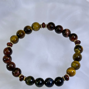 Tiger's Eye Beads Bracelet 虎眼石手串