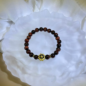 Red Tiger's Eye Beads Bracelet 红色虎眼石手串