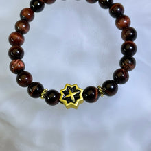 将图片加载到图库查看器，Red Tiger&#39;s Eye Beads Bracelet 红色虎眼石手串
