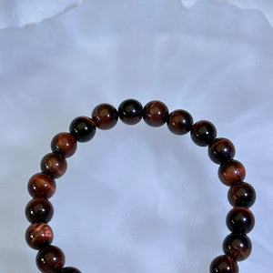 Red Tiger's Eye Beads Bracelet 红色虎眼石手串