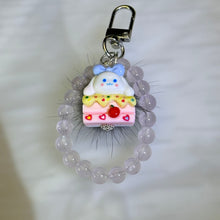 Load image into Gallery viewer, Rose Quartz Beads Ornament Key Charm Bag Charm 粉水晶珠链挂饰钥匙链包挂
