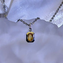 将图片加载到图库查看器，Citrine Pendant 黄水晶镶嵌吊坠
