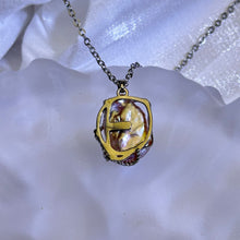 将图片加载到图库查看器，Champagne Baroque Freshwater Pearl Pendant 香槟色巴洛克淡水珍珠吊坠
