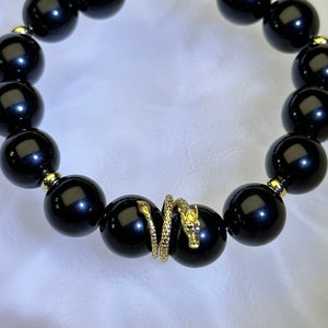 Obsidian Beads Bracelet 黑曜石手串