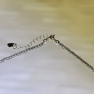 Smoky Quartz Water Drop Pendant Beads Necklace 茶水晶水滴吊坠珠链项链