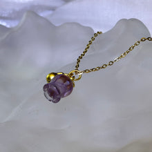 Load image into Gallery viewer, Amethyst May Bell Pendant 紫水晶铃兰花吊坠
