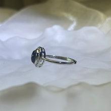 Load image into Gallery viewer, Iolite Adjustable Ring 堇青石镶嵌活口戒指
