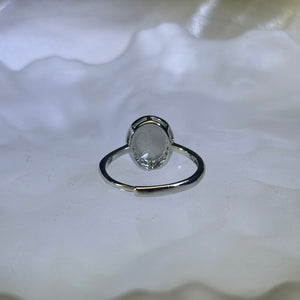 Iolite Adjustable Ring 堇青石镶嵌活口戒指