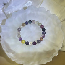 将图片加载到图库查看器，Fluorite Beads Bracelet 萤石手串
