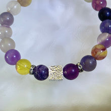 将图片加载到图库查看器，Fluorite Beads Bracelet 萤石手串
