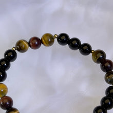 将图片加载到图库查看器，Tiger&#39;s Eye Beads Bracelet 虎眼石手串
