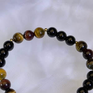 Tiger's Eye Beads Bracelet 虎眼石手串