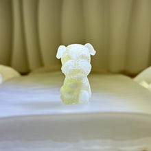 Load image into Gallery viewer, Tridacna Shell Resin Schnauzer Dog 砗磲滴胶雪纳瑞犬
