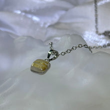 Load image into Gallery viewer, Golden Rutilated Quartz Pendant 金发晶水晶镶嵌吊坠
