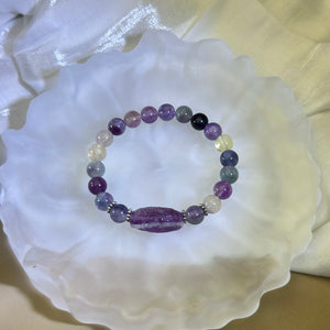 Fluorite Dragon Beads Bracelet 萤石龙珠手串