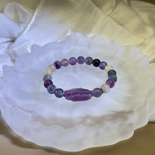 Load image into Gallery viewer, Fluorite Dragon Beads Bracelet 萤石龙珠手串
