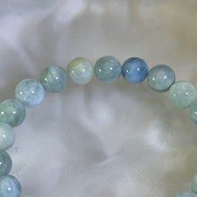 将图片加载到图库查看器，Smoky Quartz PIXIU Aquamarine Beads Bracelet 茶水晶貔貅海蓝宝手串
