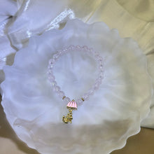 将图片加载到图库查看器，Rose Quartz Beads Bracelet 粉水晶手串
